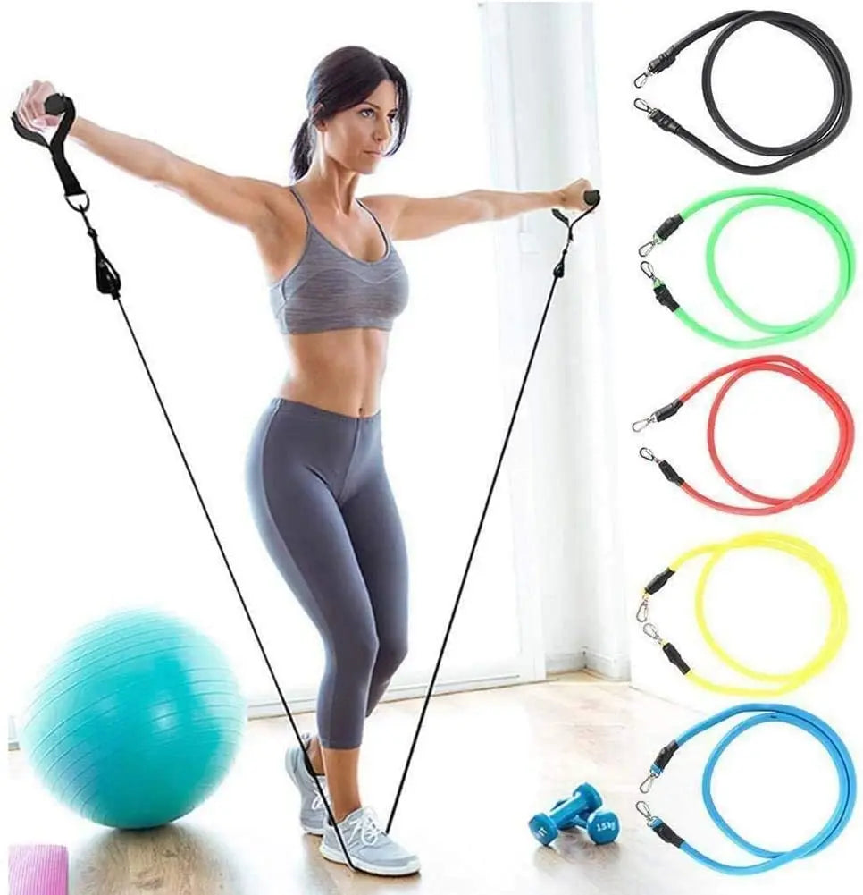 Latex resistance Pull bands rope for Pilates