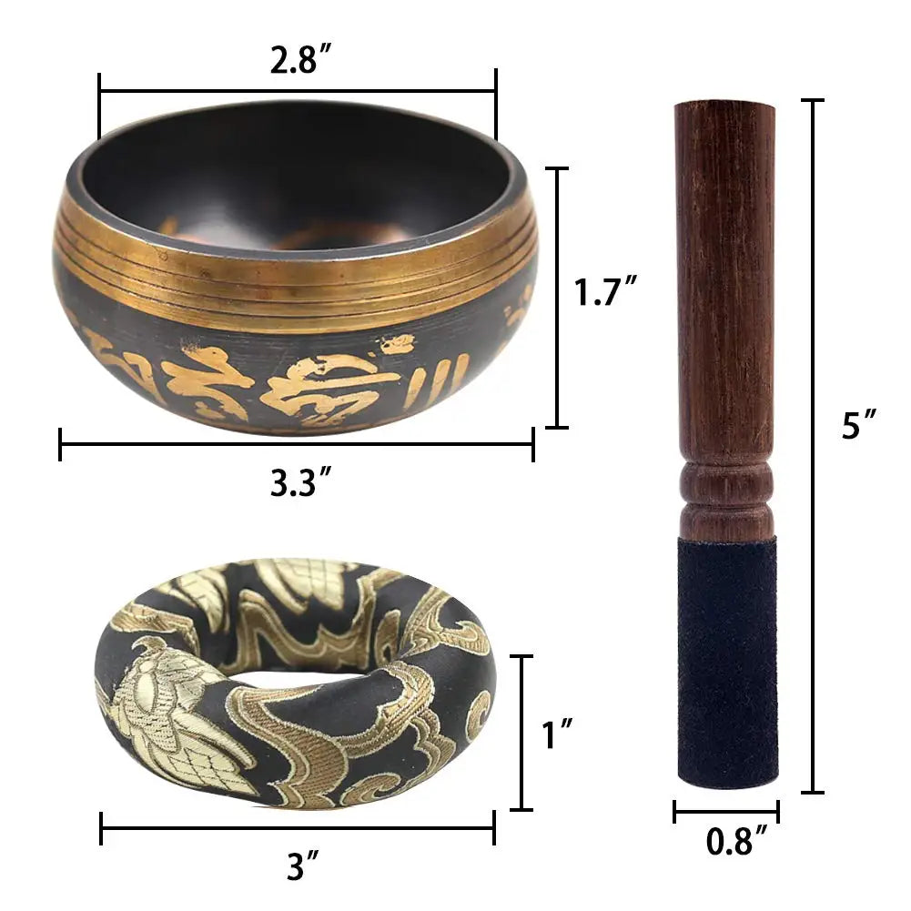 Tibetan Lotus Bowl Set