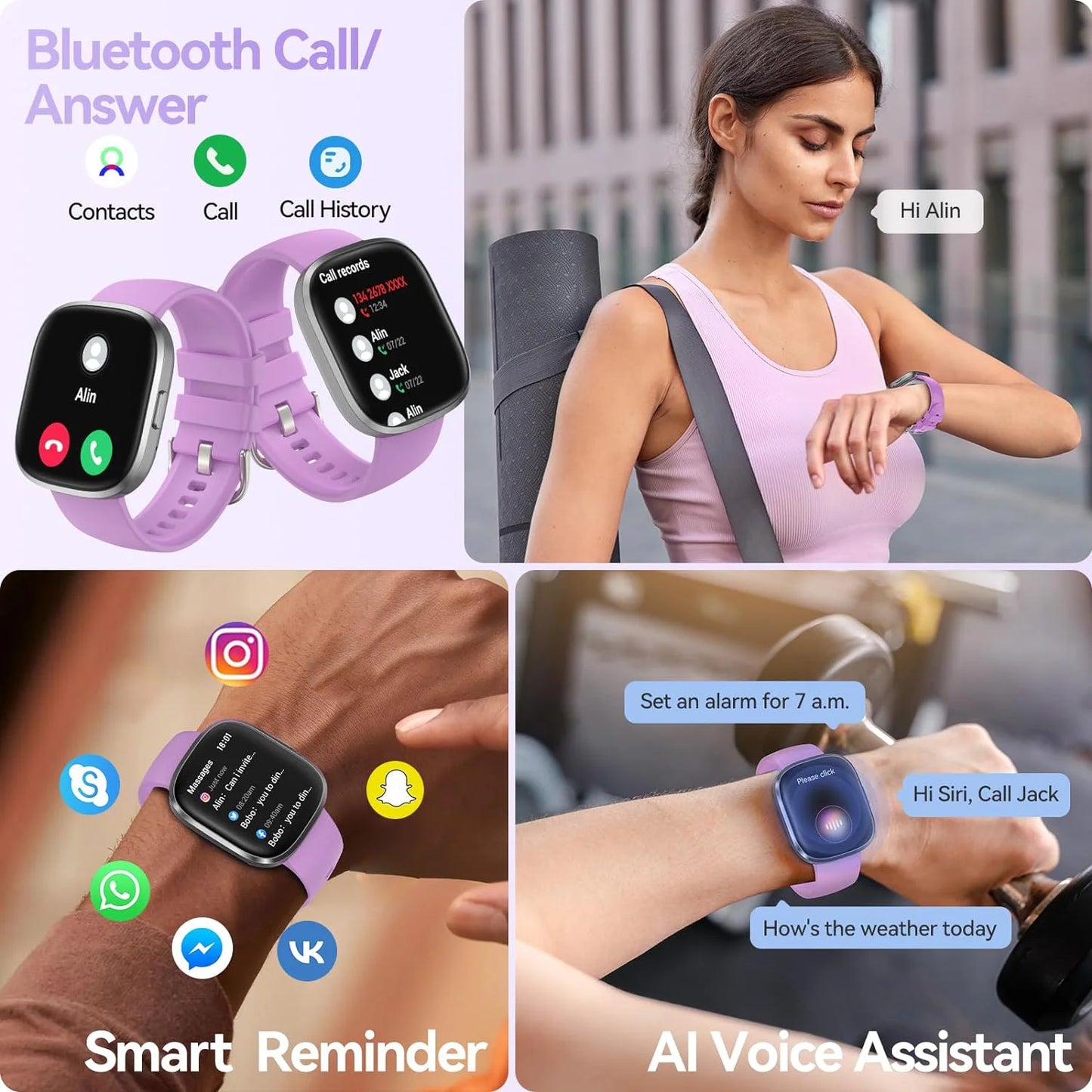 Smart Watches for Men Women