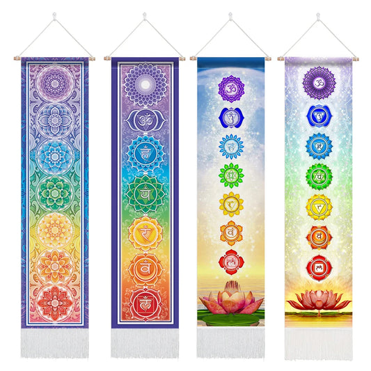 Seven Chakra Tapestry ,  12.8"x 51.2"